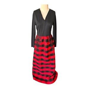 Vintage 70s Huey Waltzer for Mannequin Buffalo check Dress Size 10